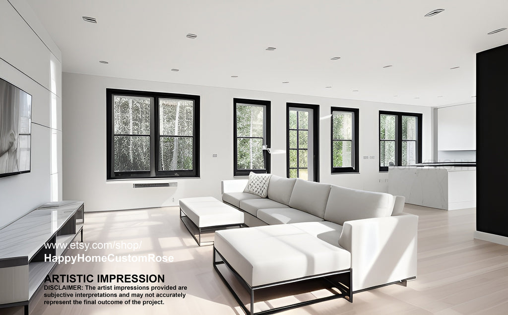 Idyllic Living Modern Barndrominium House Plans - Open Plan Design - 2 Bed 2 Bath 1170 Square Feet - Drawings Blueprints