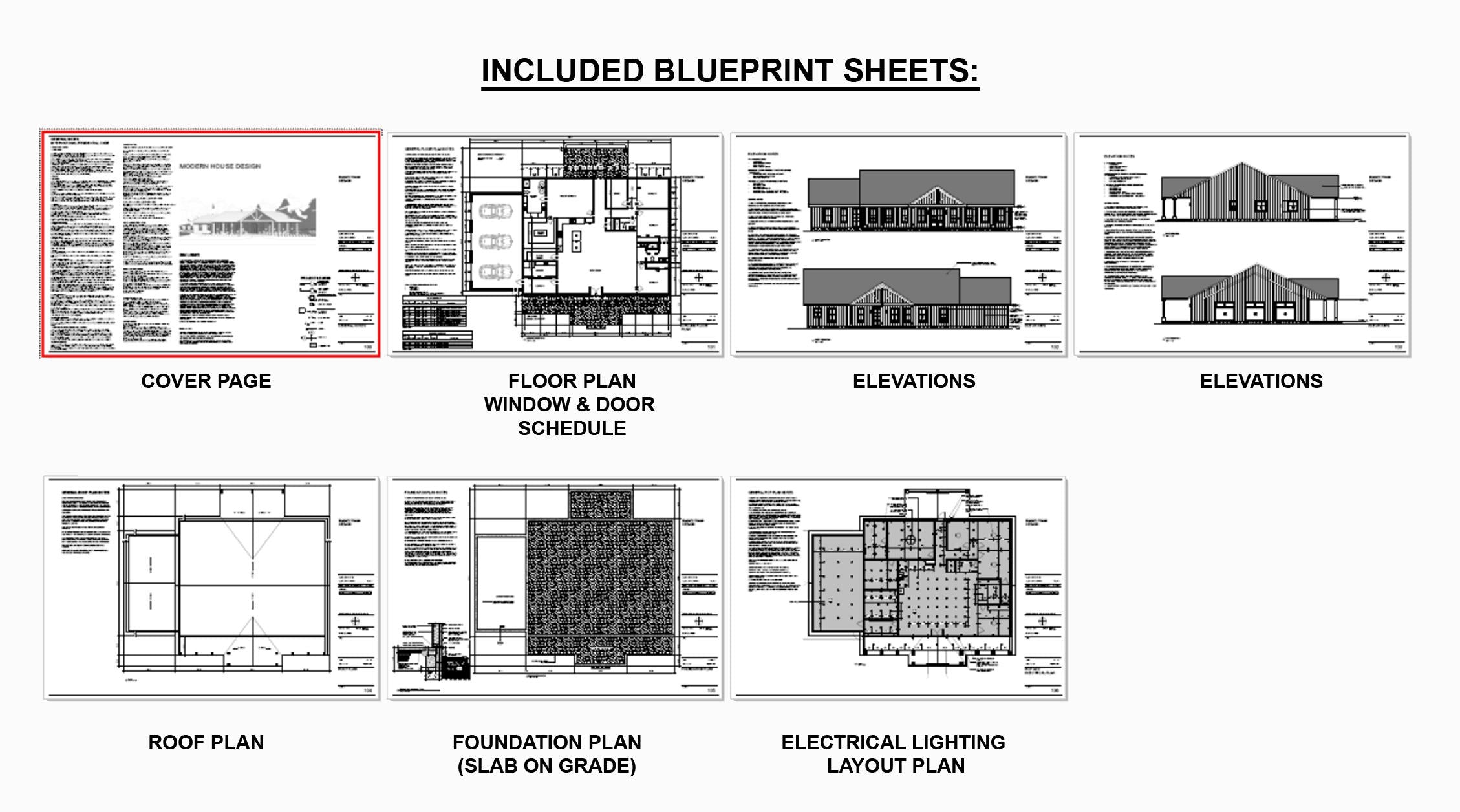 Cedar Springs Barndominium House Plan Design - 4 Bed 3 Bath 3200 sq ft - 3 Garage - Drawings Blueprints