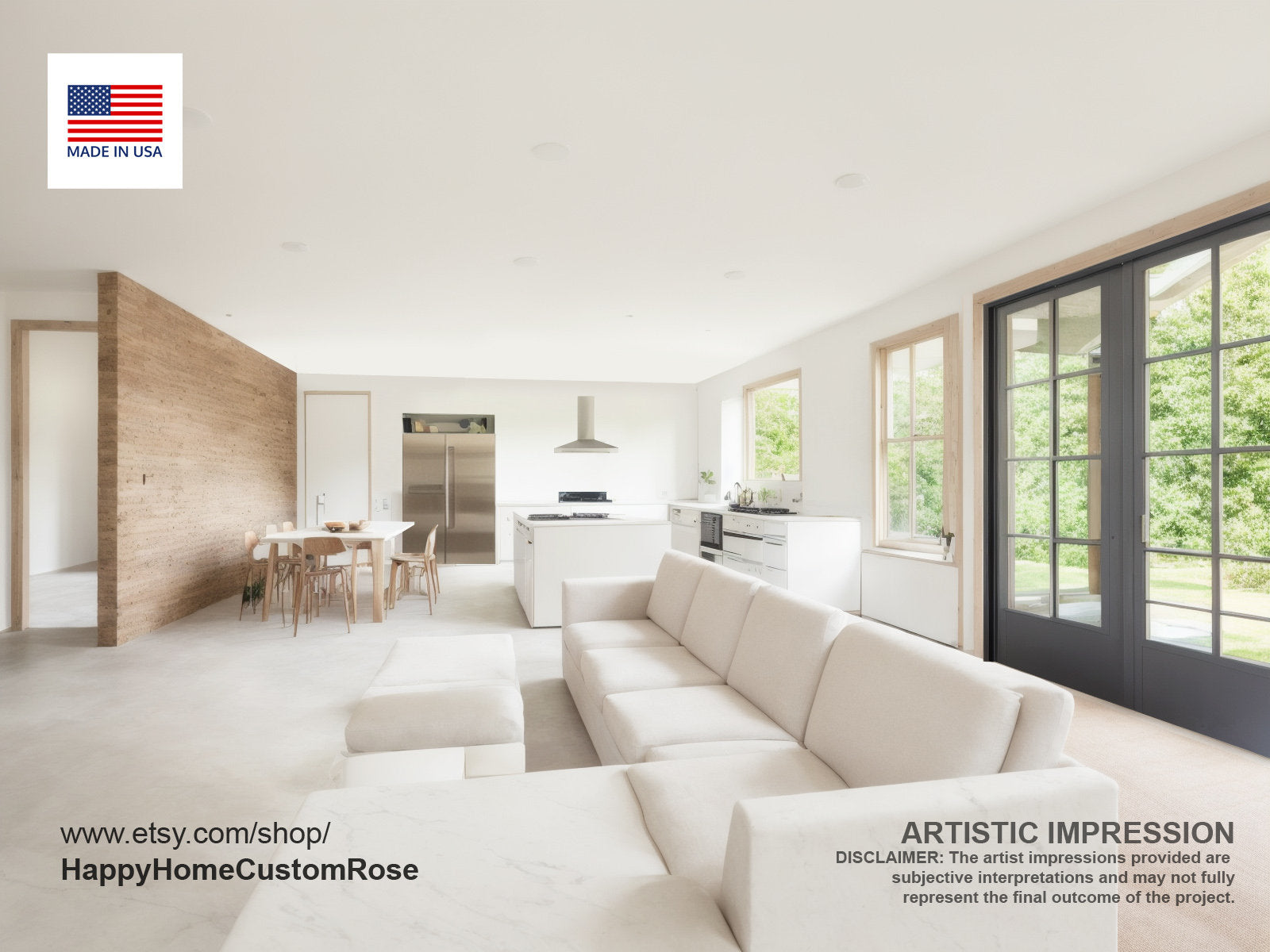 Cypress Barndominium - 82' x 35' House Plan Design - 3 Bed 2.5 Bath 1870 SF - Drawings Blueprints