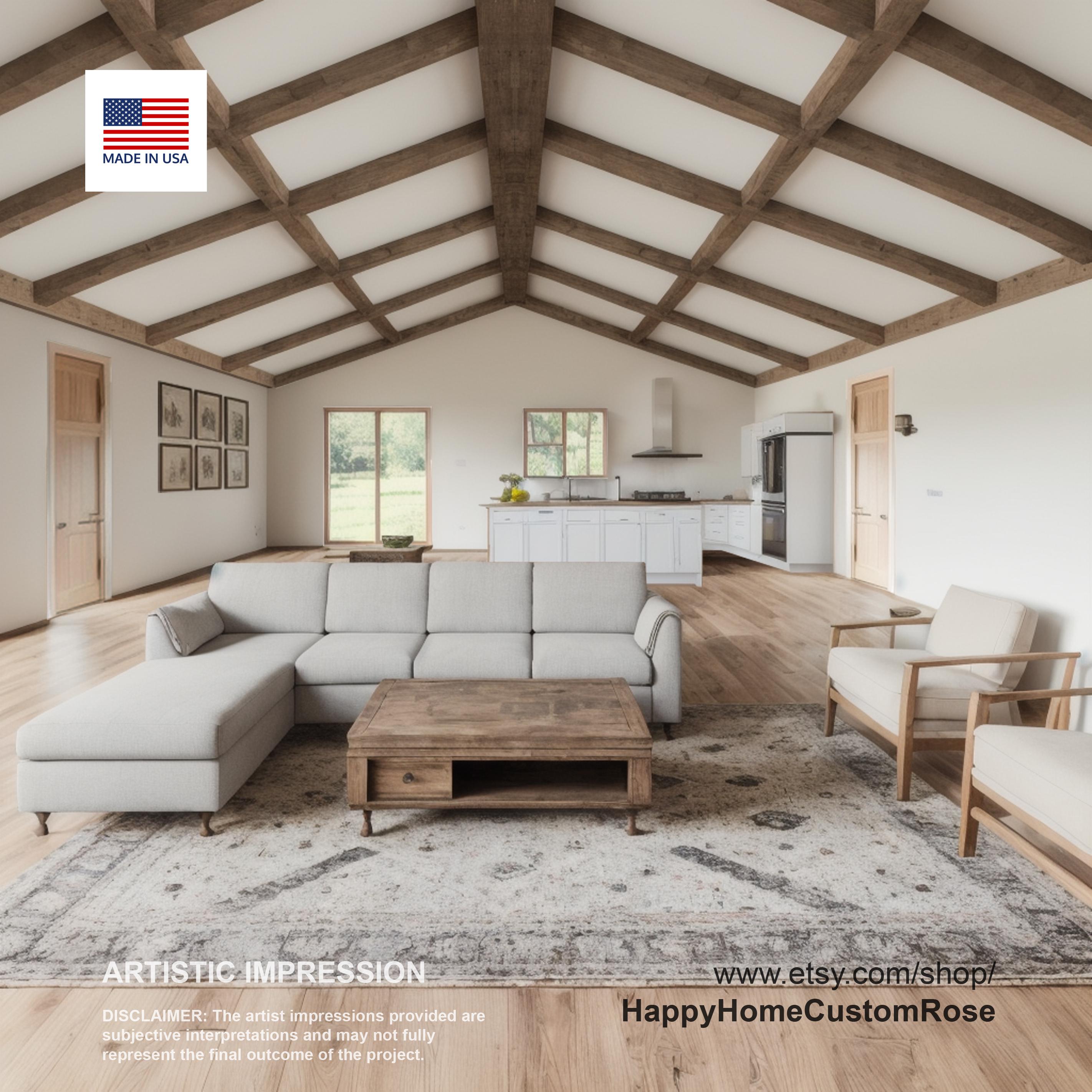 Rocky Ridge Barndominium Modern House Open Plan Design 84 x 40 - 3 Bed 2 Bath -  Drawings Blueprints