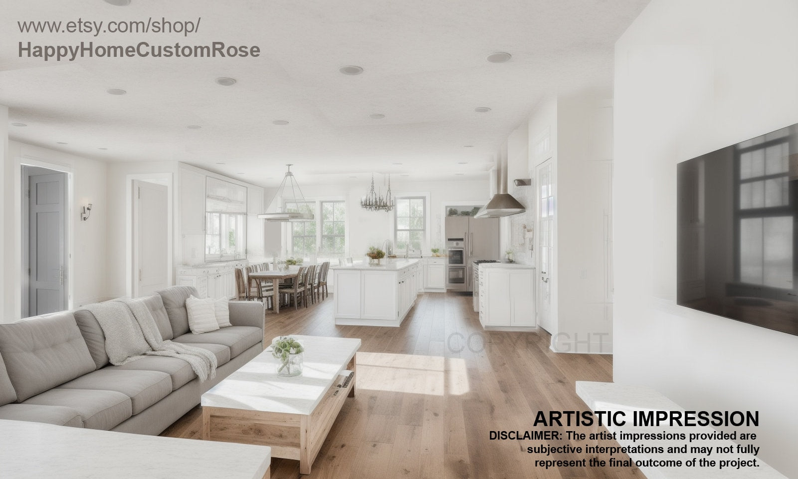 Cedar Springs Barndominium House Plan Design - Wood Entry Truss - Modern Spacious - Double Garage - Drawings Blueprints + Electrical