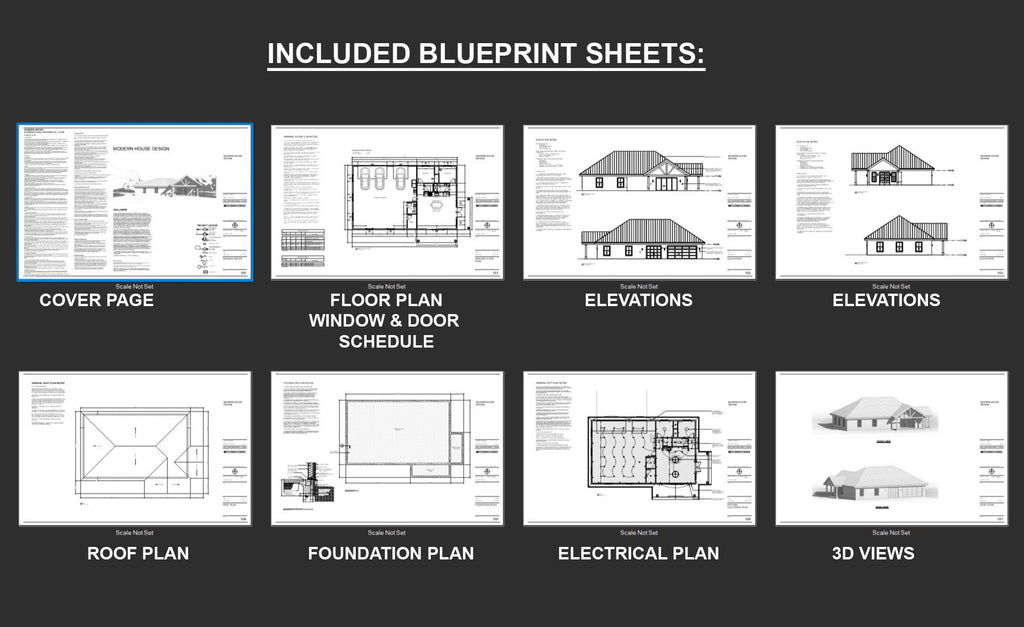 Ozark Compact Homestead Barndominium House Plan Design 65 x 40 - 2 Bed 1.5 Bath - 3 Garage -  Drawings Blueprints
