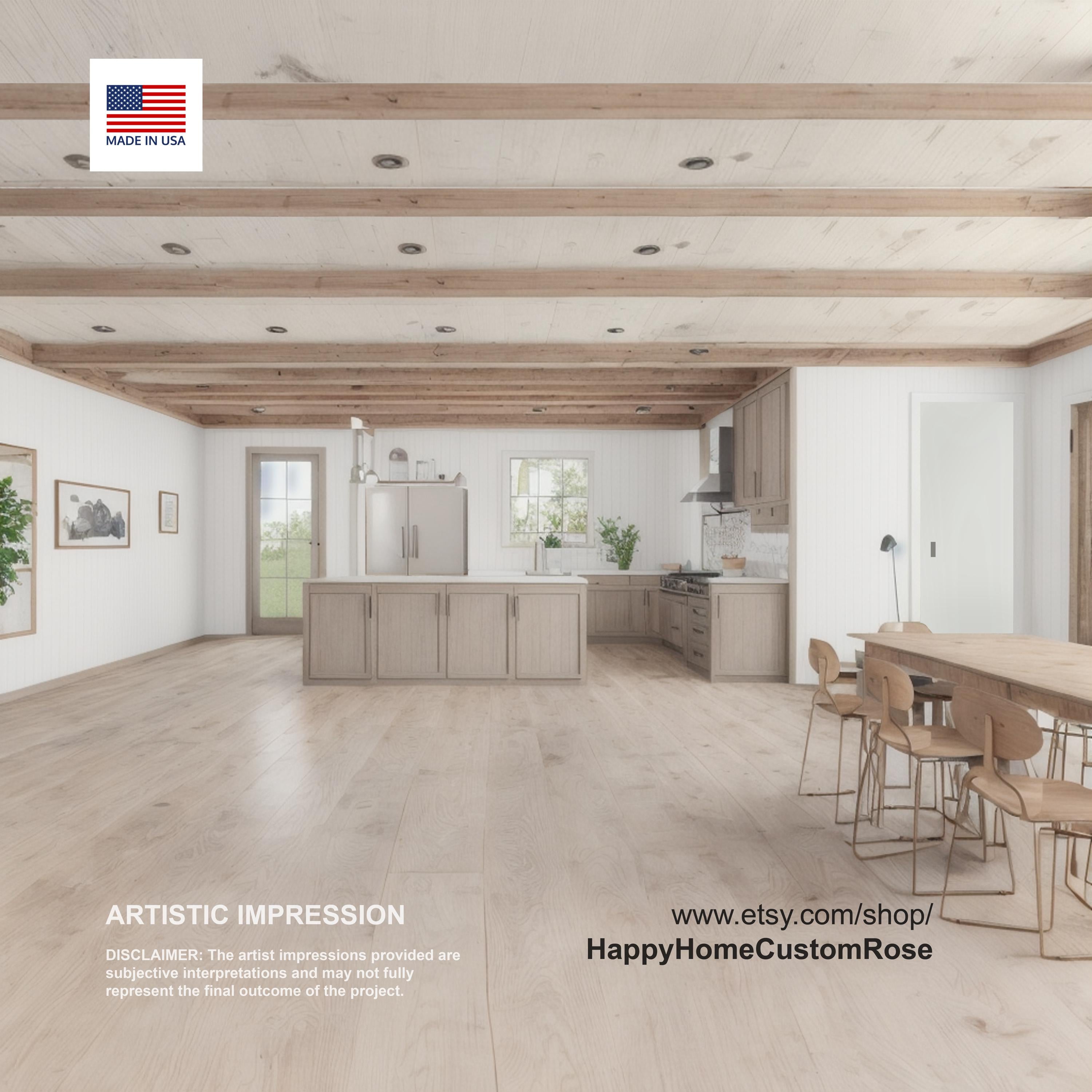 Nordic Barndominium Modern House Open Plan Design 80 x 32 - 3 Bed 2 Bath -  Drawings Blueprints