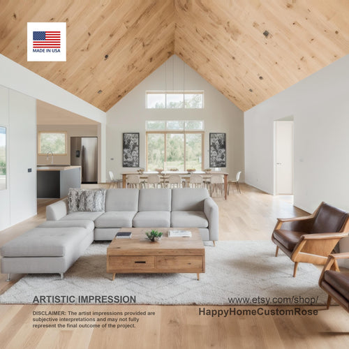 Bold Birch Barndominium Modern House Open Plan Design 54 x 36 - 3 Bed 2 Bath -  Drawings Blueprints