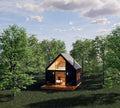 Modern ADU Cabin Plans 20x19 - Yosemite Guest House - Tiny Home Blueprints