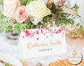 Printable Place Cards Escort Cards - Spring Cherry Blossom design - Custom Design with Adjustable Text