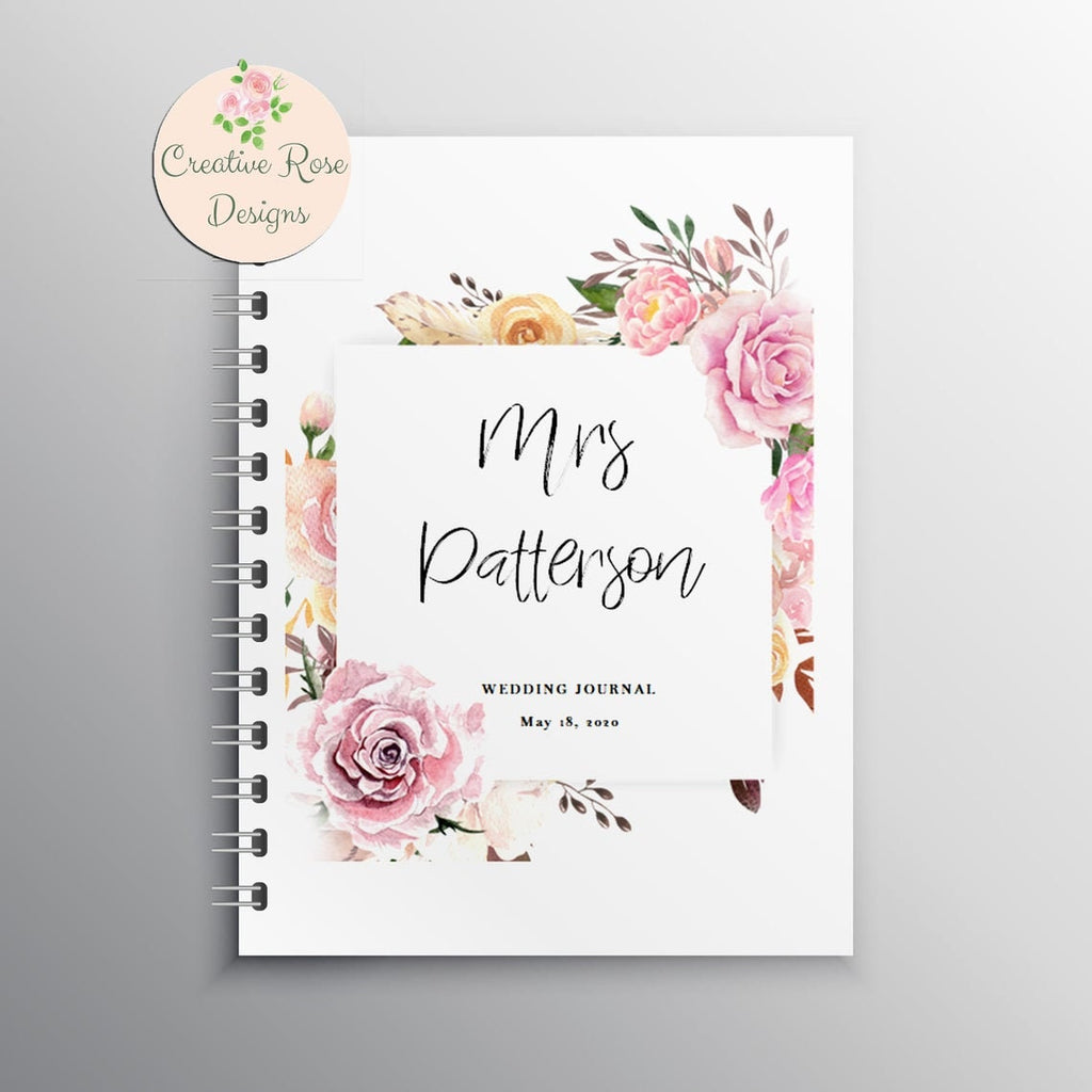 Wedding Planner Book Template // Best Seller // Instant Digital download // Digital Journal // Bridal Shower Gift for Bride // 4 Designs