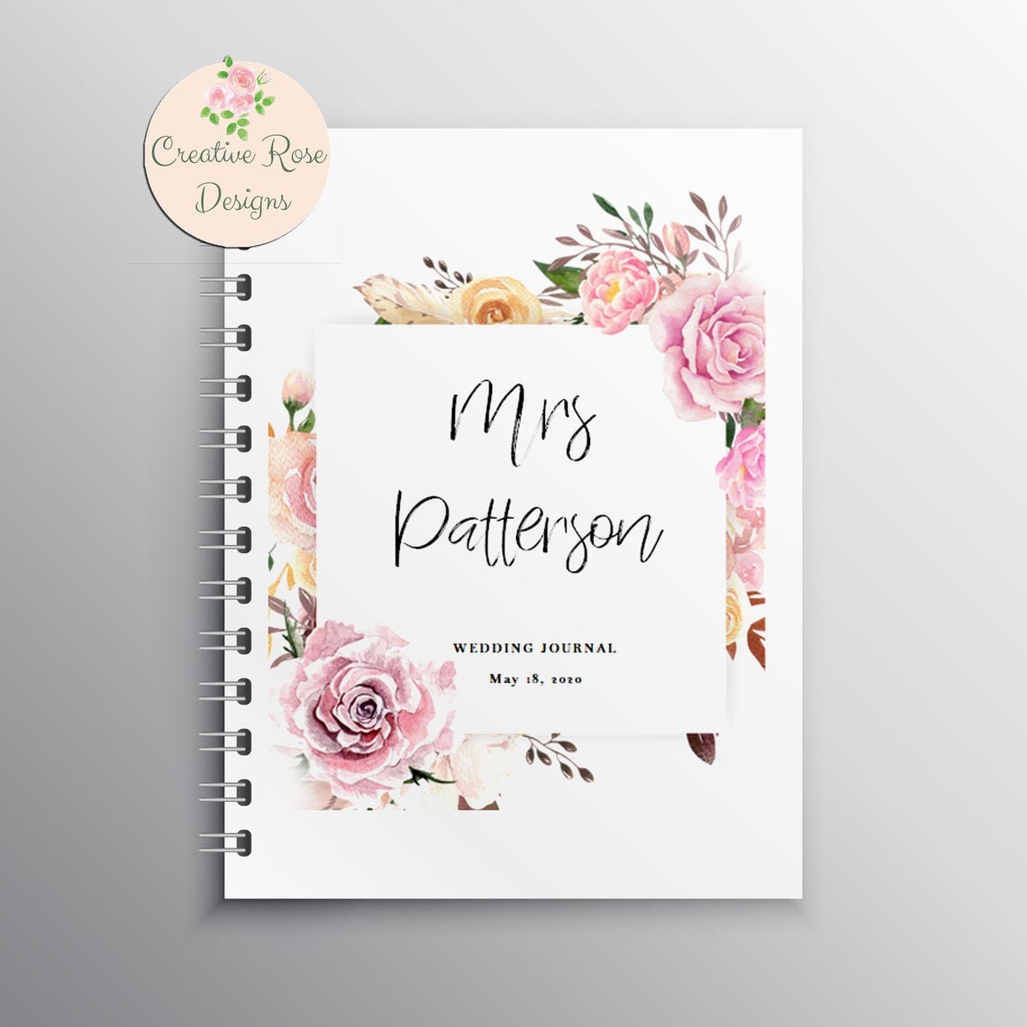 Wedding Planner Book Template // Best Seller // Instant Digital download // Digital Journal // Bridal Shower Gift for Bride // 4 Designs