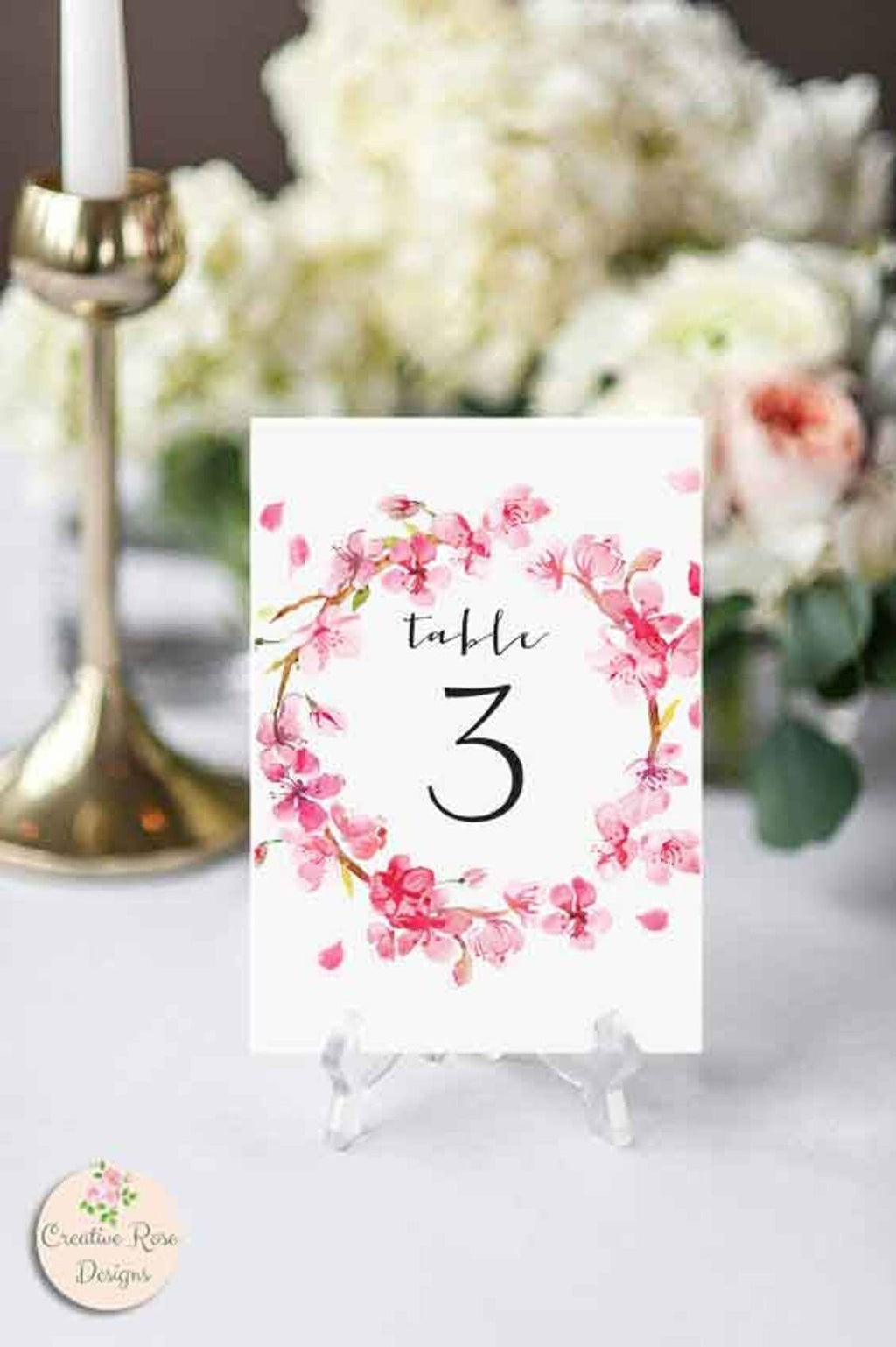 Printable Pink Cherry Blossom Welcome Sign, Custom Wedding Sign Spring, Welcome Sign Wedding, Welcome Sign, Spring Wedding - 3x5" 4x6" Size
