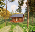 Deluxe 18' x 28' Cabin / Guest / Tiny House Plans, Affordable Architectural Budget Blueprints