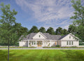 Modern Craftsman Farmhouse House 3 bed 2.5 bath (65'x91') with bonus attic Full House Plans and Blueprints