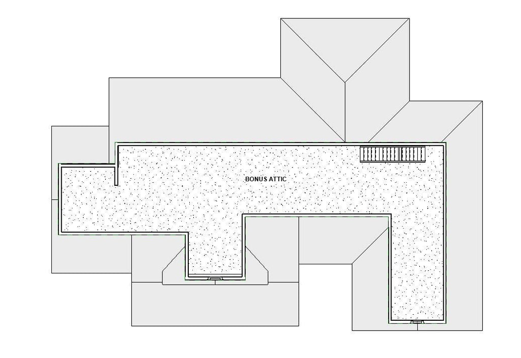 Modern Craftsman Farmhouse House 3 bed 2.5 bath (65'x91') with bonus attic Full House Plans and Blueprints