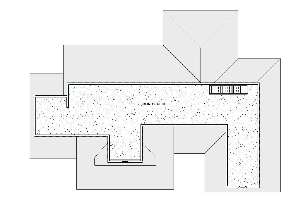 Modern Craftsman Farmhouse House 3 bed 2.5 bath (65'x91') with bonus attic Full House Plans and Blueprints
