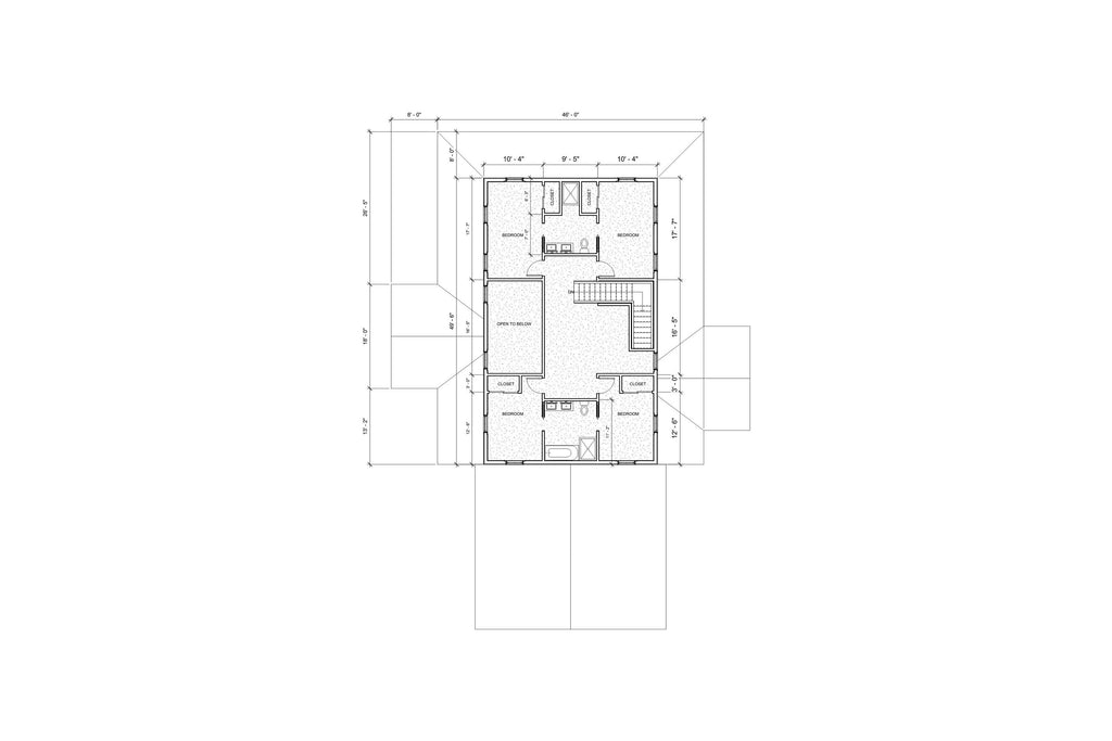 Custom Crystal Springs 2 level Barndominium House Plan Design - 5 Bed 3.5 Bath - 2 Garage