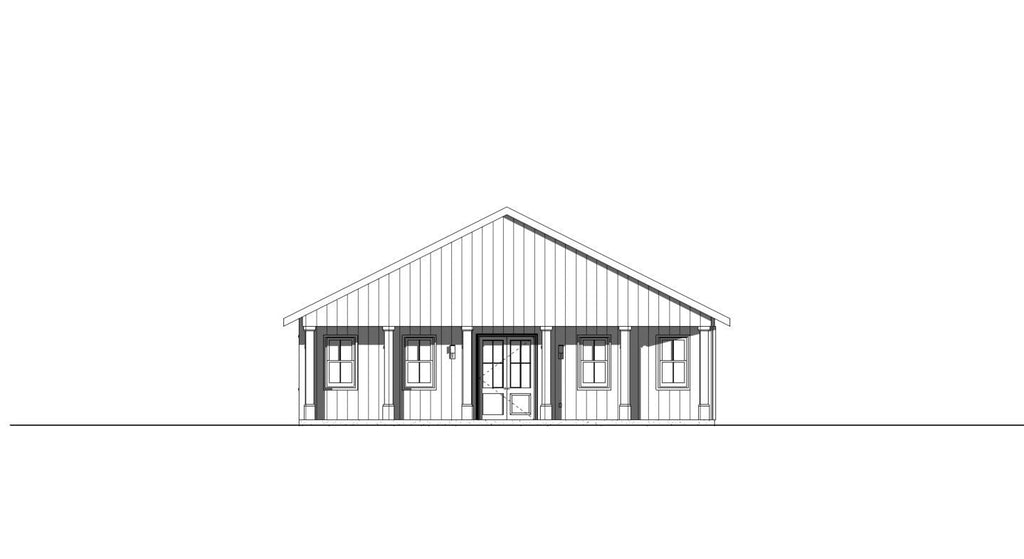 Modern House Plan | 40' x 55' | 2,200 SF | One Story - The Olive