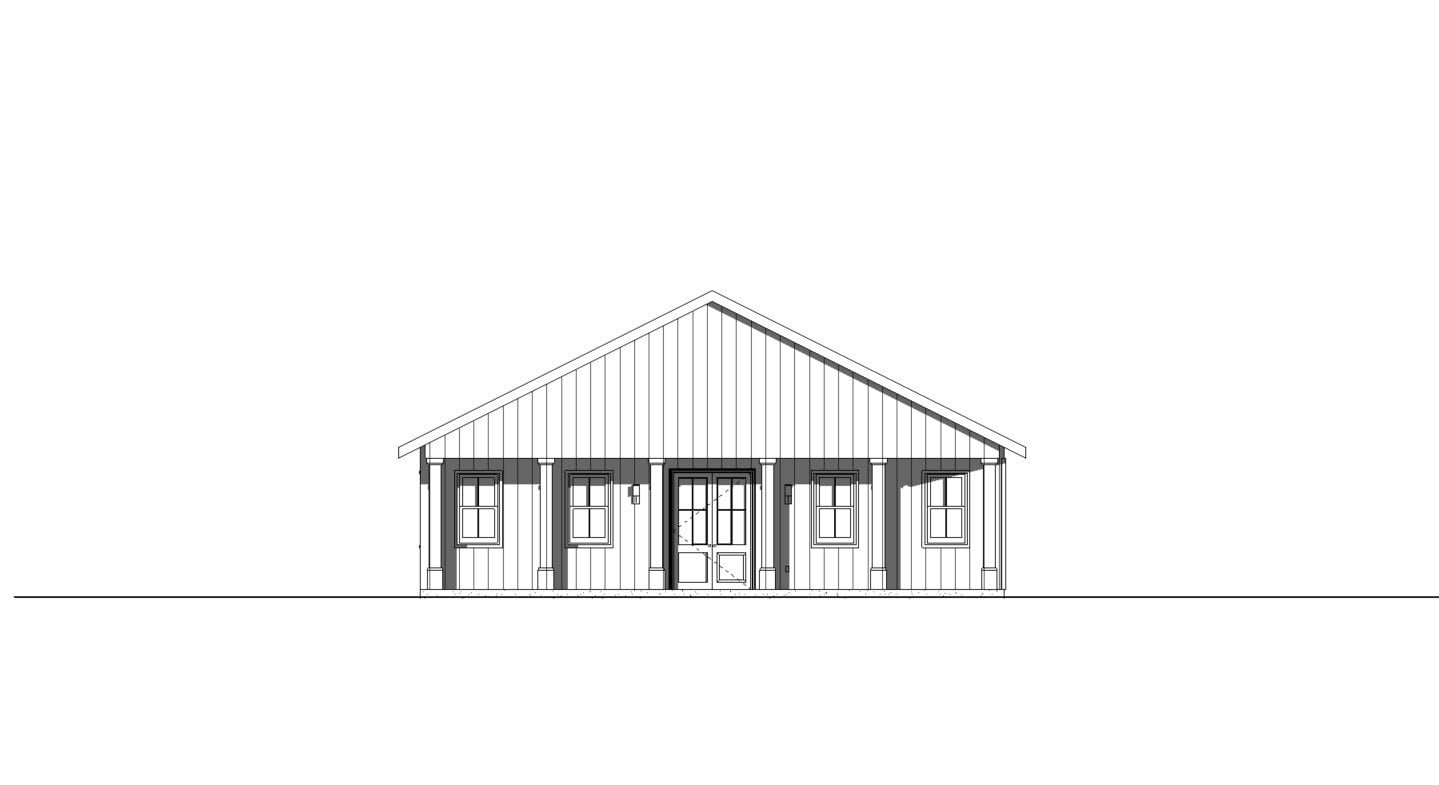 Modern House Plan | 40' x 55' | 2,200 SF | One Story - The Olive