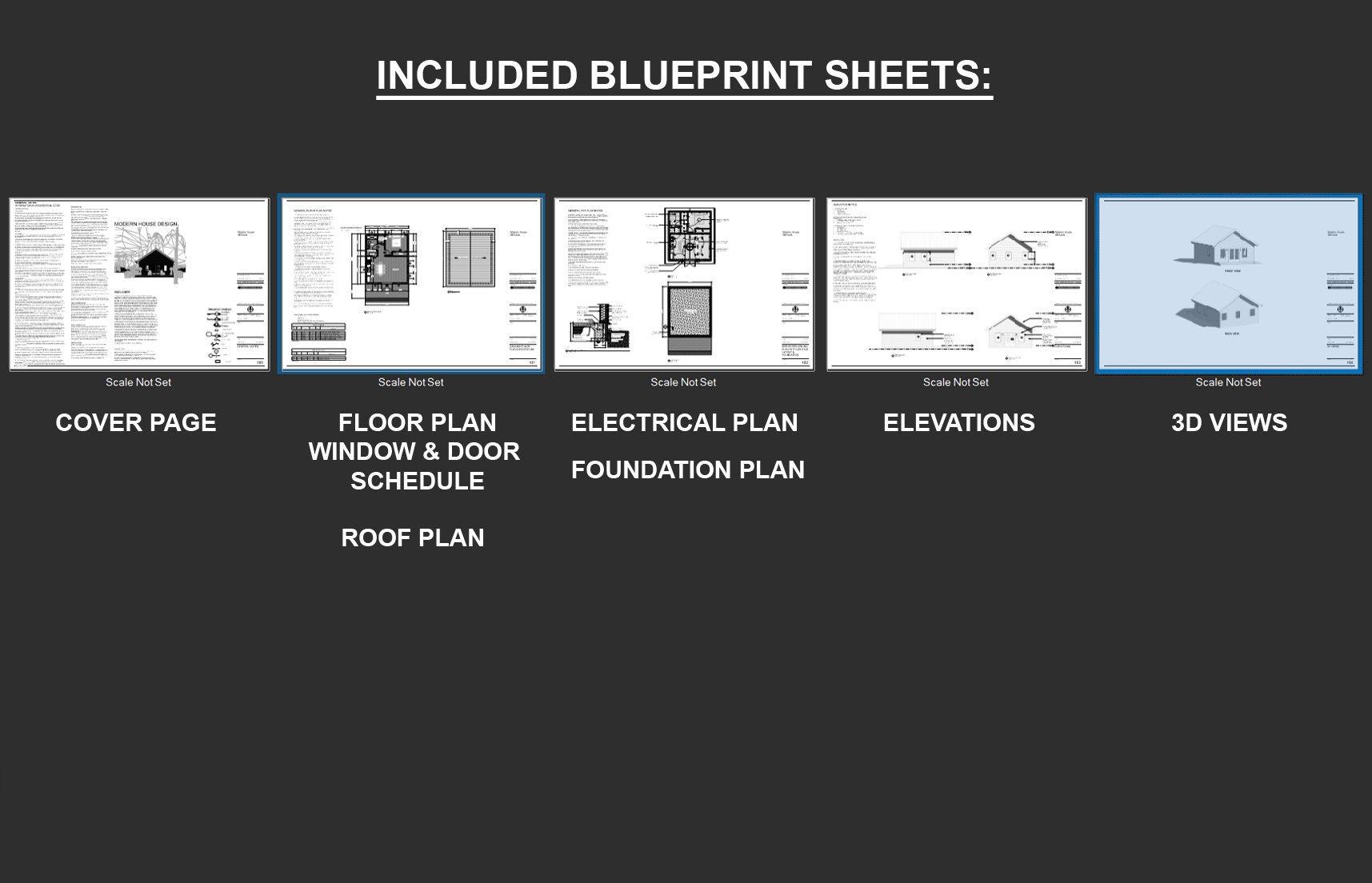 Smokies Cabin Plans 24x28 - Modern Cottage Blueprints - Vacation Home Design