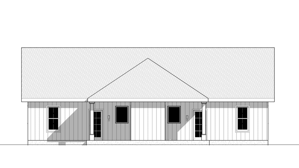 Twin Investment Duplex 2 bed 1 bath (56'x34') 1740 SF Custom House Plans and Blueprints