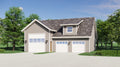 2 Car RV Garage with Storage Attic / Garage Plans and Blueprints / 42 x 42