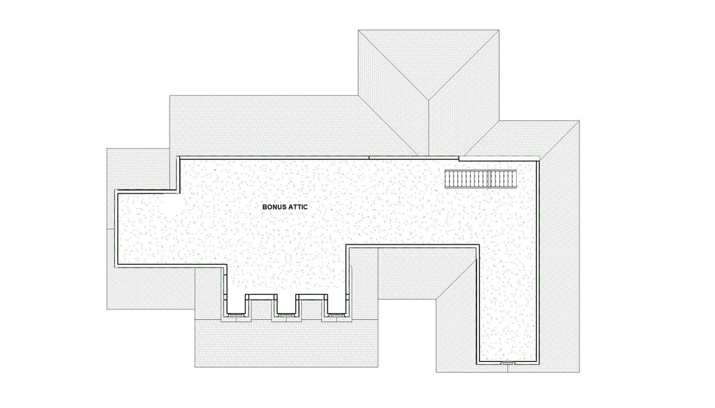 Modern Craftsman Farmhouse Triple Dormer 3 bed 2.5 bath (65'x91') with bonus attic Full House Plans and Blueprints