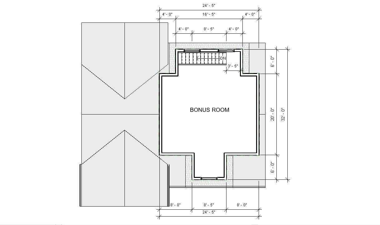 2 Car RV Garage with Storage Attic / Garage Plans and Blueprints / 42 x 42